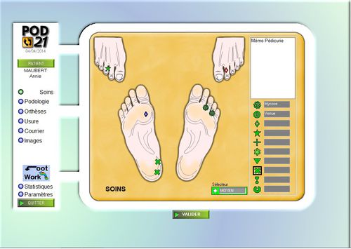 Software de gestión - Pod 21 - Am Cube - para podología / para consulta médica