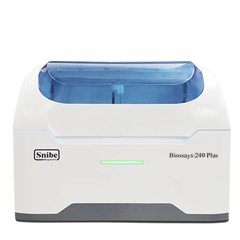 Analizador de quimica clinica automático - Biossays 240 Plus - Snibe Co., Ltd. - de mesa / aleatorio / con lector de códigos de barras