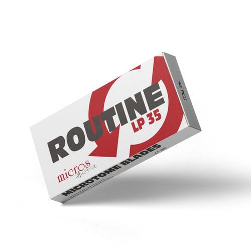 Hoja para microtomo de un solo uso - Routine LP 35 - MICROS Produktions-u.HandelsgmbH.