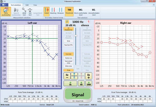 Software de control - EFFETHA - Videomed - para audiometría
