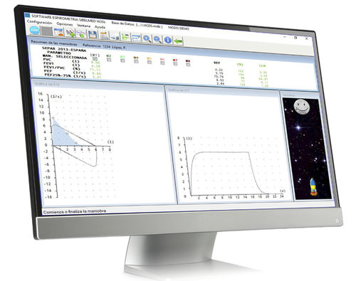 Software de espirometría - W20s - SIBELMED - de gestión / de análisis / de impresión