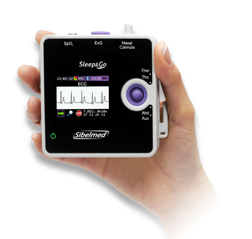 Polígrafo 16 canales - Sleep&Go - SIBELMED - con monitorización SpO2 / ambulatorio