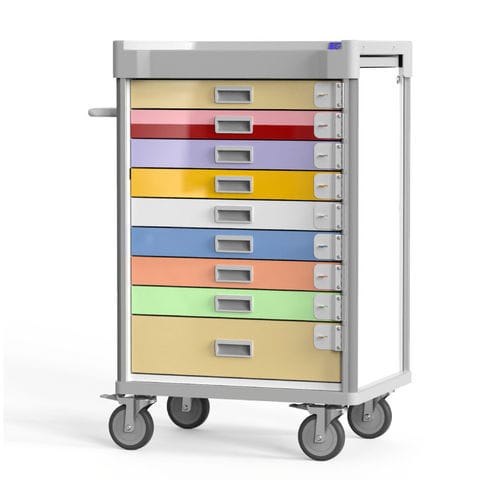 Carro médico - MX Series - Bailida - de emergencia / para desfibrilador / de uso general