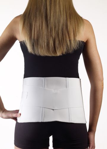 Faja de sujeción lumbar - 35-18 series - Corflex - para adulto / semirrígida / con tirantes