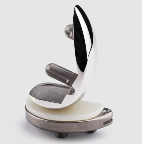 Prótesis de rodilla unicompartimental - Persona® - Zimmer Biomet - de platillo móvil