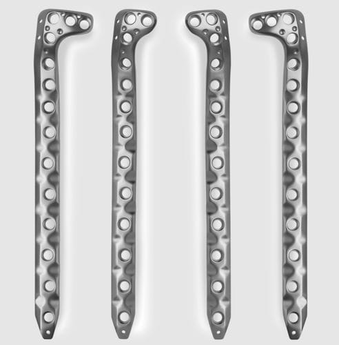 Placa de compresión para tibia - NCB® - Zimmer Biomet - porción proximal / bloqueada / metálica