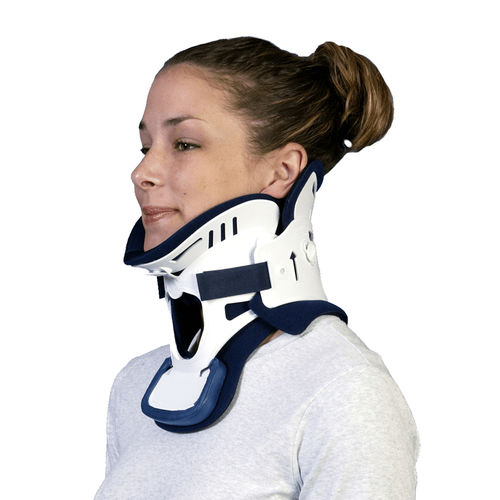 Collarín cervical Miami - Miami J® - Össur - C4 / con mentonera / con abertura de traqueotomía