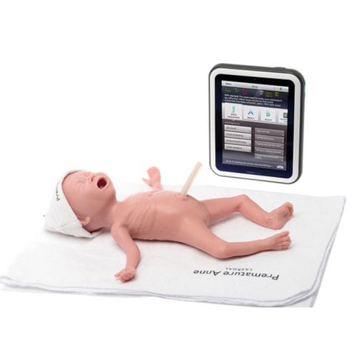 Simulador neonatal - Premature Anne - Laerdal Medical - de formación / para atención general / para cuidados de enfermería