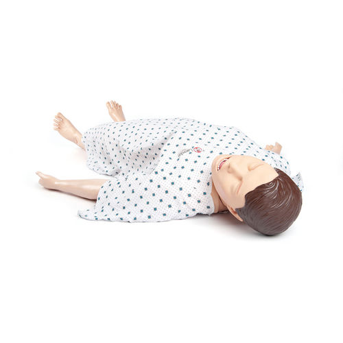 Maniquí de prácticas para cuidados de enfermería - Nursing Anne™ - Laerdal Medical - con trauma / con retroalimentación en tiempo real / con generador de sonidos