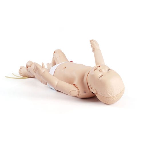 Maniquí de prácticas para atención pediátrica - Nursing Baby - Laerdal Medical - de auscultación / de nutrición / de inyección intraósea