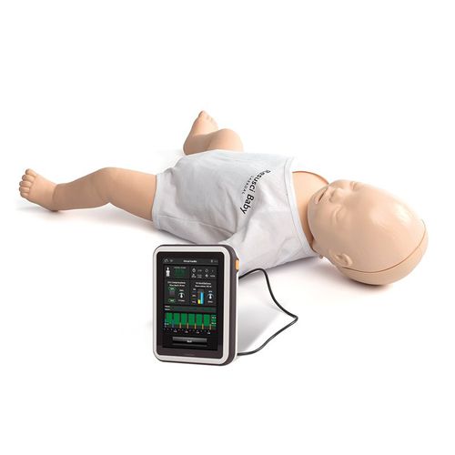 Maniquí de prácticas para cuidados de urgencias - Resusci QCPR - Laerdal Medical - para la gestión de las vías respiratorias / de intubación / de inyección intraósea