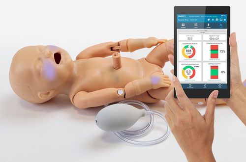 Simulador de paciente bebé prematuro - Premie™ Blue S108.250 - Gaumard - de intubación / de monitorización / de nutrición