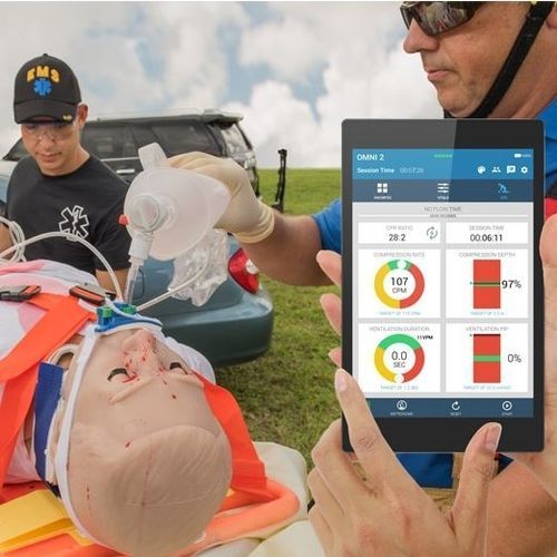 Simulador de paciente asistencia en el lugar de la lesión - Trauma HAL® S3040.10 - Gaumard - de intubación / ECG / PNI