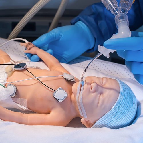 Simulador de paciente bebé prematuro - Premie HAL®  S2209  - Gaumard - para la gestión de las vías respiratorias / de intubación / para RCP