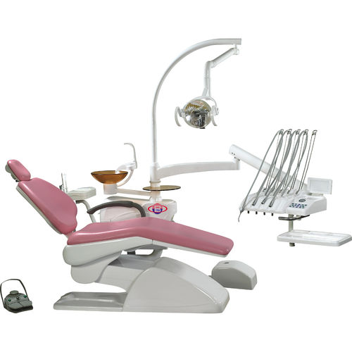 Unidad de tratamiento dental con sillón eléctrico - BD-903A - Best Dent Equipment Co.,Limited - con portainstrumentos / con luz