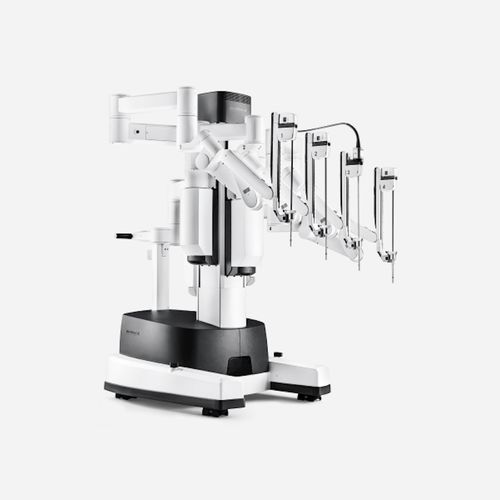 Robot de cirugía corte - Da Vinci X - Intuitive Surgical - portainstrumentos / para cámara / para cirugía miniinvasiva