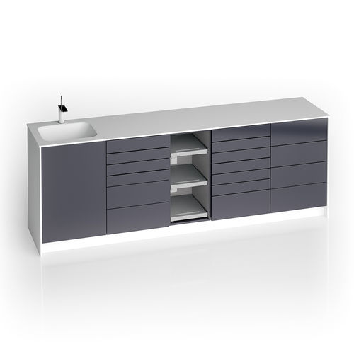 Armario para ordenar - EKITO - Intercontidental - para instrumental dental / para clínica dental / con cajón
