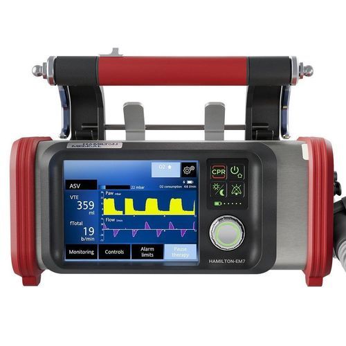 Ventilador de emergencia - HAMILTON‑EM7 - Hamilton Medical - electrónico / electroneumático / de transporte
