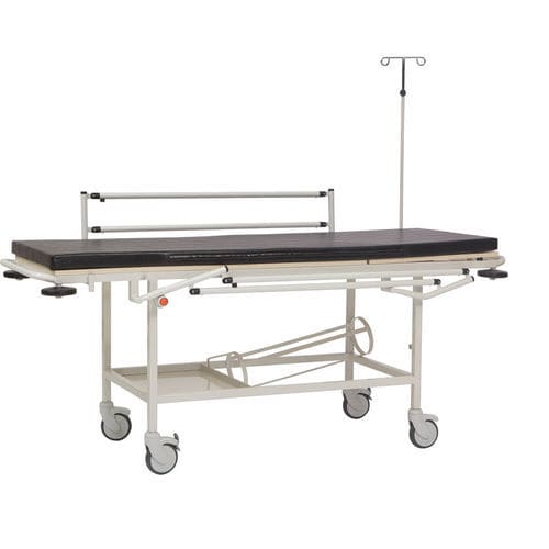 Carro camilla de transporte - PS-STR01 - PROJESAN - manual / con respaldo regulable / 2 secciones