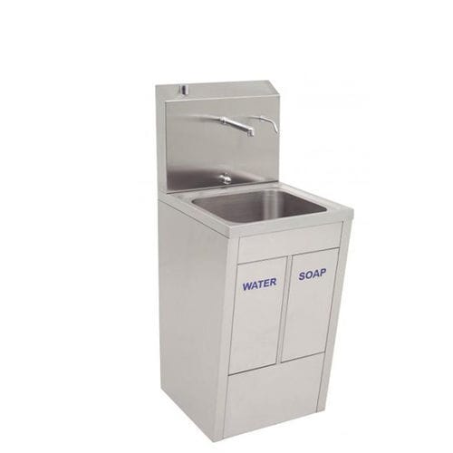 Fregadero quirúrgico 1 unidad - PS-SSSU02 - PROJESAN - de acero inoxidable / con dispensador de jabón