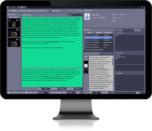 Software de gestión de informes de pacientes - Infinitt Healthcare - para informes / médico