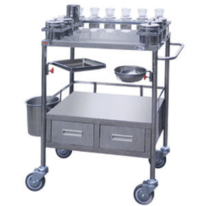 Carro médico - MS-33 - Medical Master Co., Ltd - para apósitos / de acero inoxidable / con bandejas