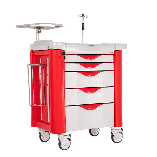 Carro médico - HOSPITOOL EC - MESPA - de emergencia / para dispositivos médicos / para medicamentos