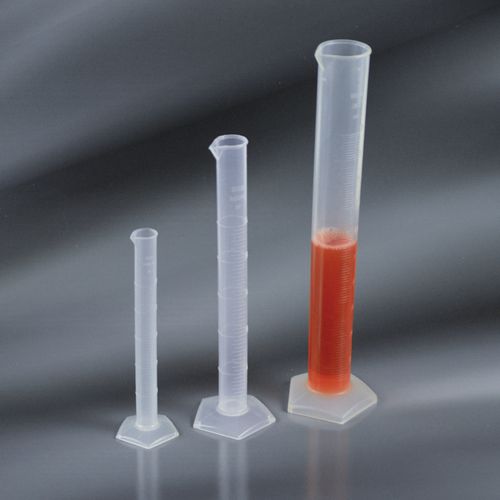 Probeta graduada - 1212 series - Nuova Aptaca - de polipropileno / apta para autoclave