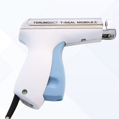 Soldadora automática - T-SEAL - Terumo BCT - de tubos de bolsas de sangre / portátil de mano / con batería