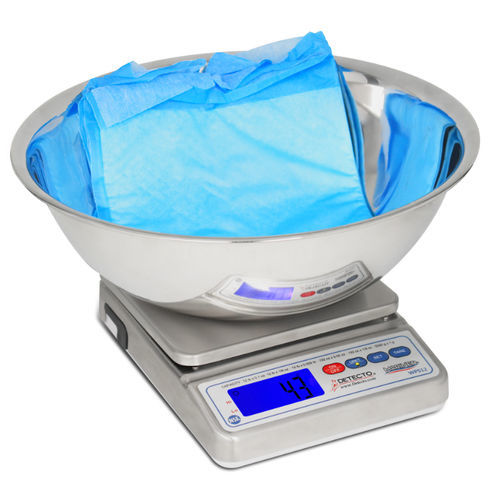 Balanza digital - WPS12UT - DETECTO - para pañales / de mesa / con pantalla LCD
