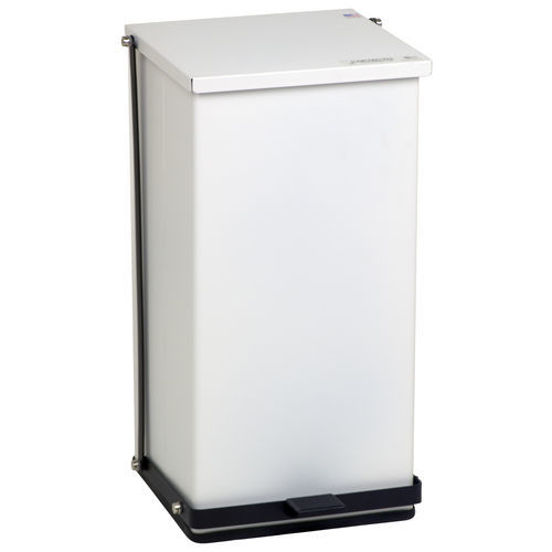 Papelera de acero inoxidable - P-16 - DETECTO - con pedal / para consulta médica