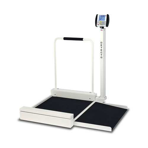 Plataforma de pesaje electrónica - 6495  - DETECTO - para silla de ruedas / para humanos / con pantalla LCD