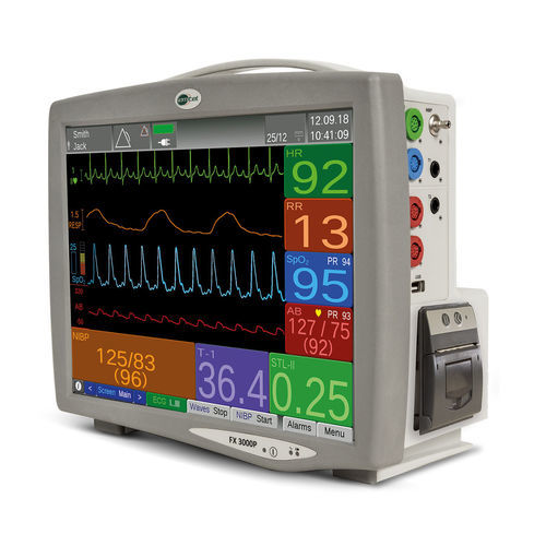 Monitor multiparamétrico compacto - FX 3000P - EMTEL Śliwa sp.k. - portátil / ECG / RESP