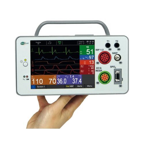 Monitor multiparamétrico compacto - FX 3000T - EMTEL Śliwa sp.k. - portátil / modular / ECG