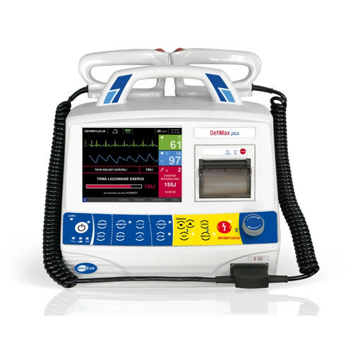 Desfibrilador externo semiautomático - DefiMax Plus - EMTEL Śliwa sp.k. - con monitor multiparamétrico / bifásico