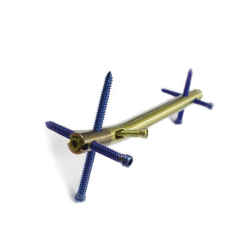 Clavo intramedular para tibia - CHARFIX2 - ChM - para tobillo / fijación distal / derecho