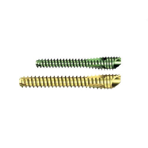 Tornillo de compresión ósea para pie - 3.1480.016 - ChM - canulado / sin cabeza / de titanio