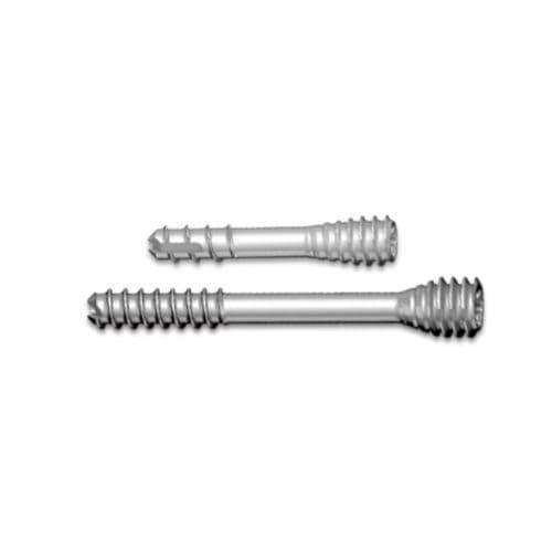 Tornillo de compresión ósea para mano - 1.196 series - ChM - para muñeca / canulado / sin cabeza