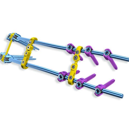 Sistema de osteosíntesis toracolumbar - CHARSPINE2 - ChM - vía posterior / para adulto