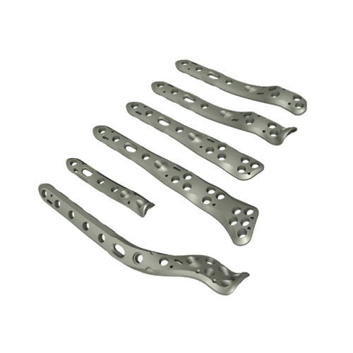 Placa de artrodesis para articulación talocalcánea - 3.72 series - ChM - para tobillo / anterolateral / bloqueada