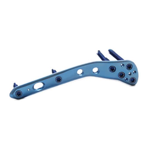 Placa de compresión para tibia - 3.40 series - ChM - para cóndilo femoral / porción proximal / bloqueada