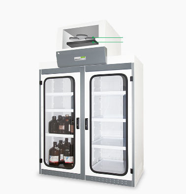 Armario de laboratorio - Ascent™-A - ESCO - con estante / con puerta / blanco