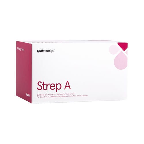 Prueba rápida para enfermermedades infecciosas - QuikRead go  - Aidian Oy - de estreptococo A / de garganta / inmunoturbidimétrica