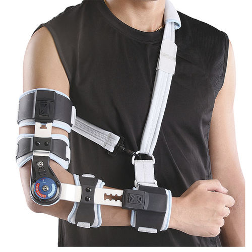 Órtesis de codo - 311001 - Abletech Orthopedics - antihiperextensión del codo / L / articulada