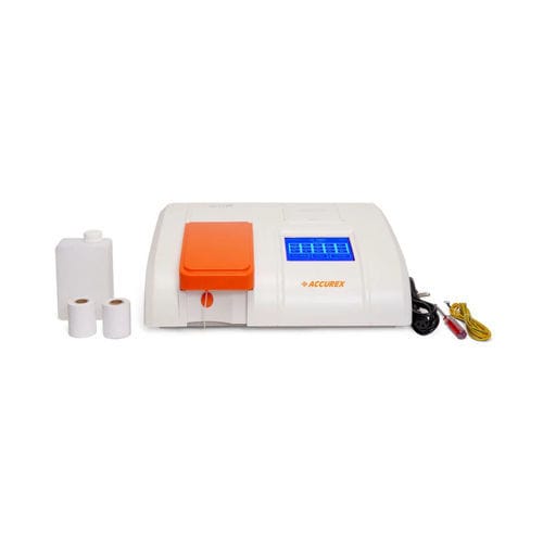 Analizador de bioquímica semiautomático - Acculab At 112 Plus - Accurex Biomedical Pvt. Ltd.  - de mesa / con pantalla táctil / RS232