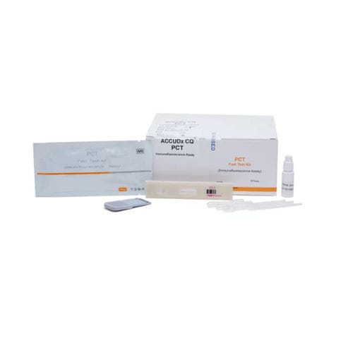 Kit de prueba de sepsis - AccuDx CQ - Accurex Biomedical Pvt. Ltd.  - de PCT / calcio / para bacterias