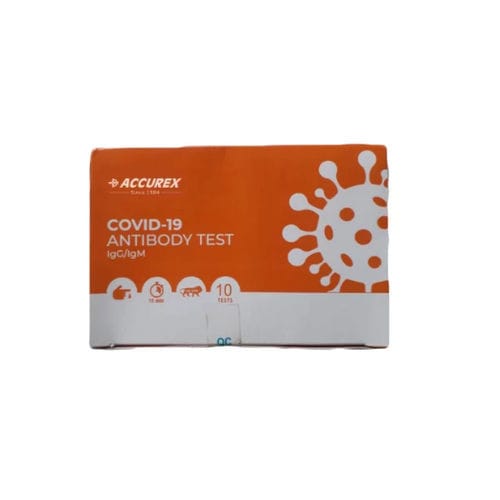 Prueba rápida para COVID-19 - Accurex Biomedical Pvt. Ltd.  - de IgG / de IgM / para virus