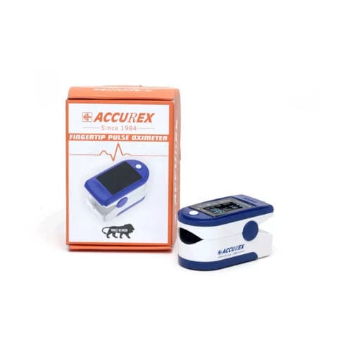 Pulsioxímetro de dedo - Accurex Biomedical Pvt. Ltd.  - compacto / médico / pediátrico