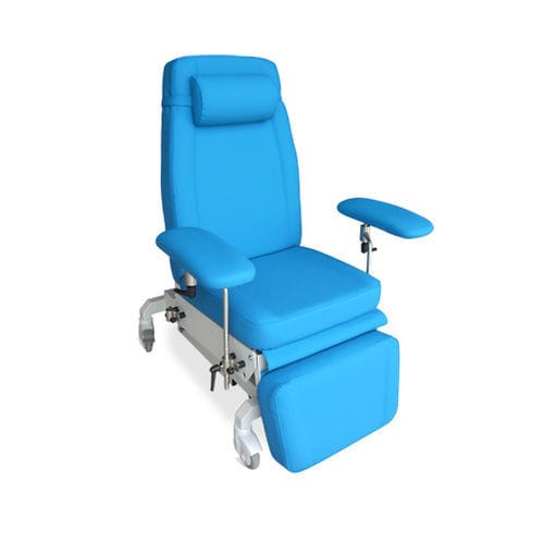 Sillón para extracción de sangre eléctrico - Serie IV - ACTUALWAY - de 3 secciones / con ruedas / de altura variable