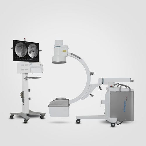 Arco quirúrgico móvil - IMAGE PLUS LDHD - Allengers Medical Systems - con tubo intensificador de imagen / con columna de vídeo